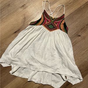 Embroidered tank